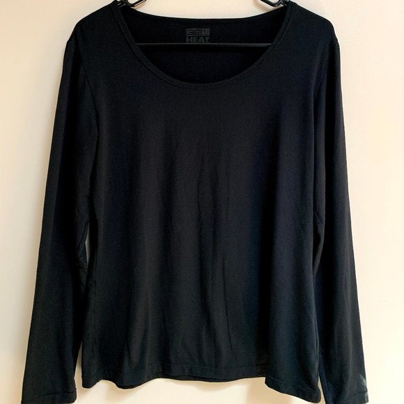 Tops - 3/$25 Barely Worn Black Thermal Long Sleeve